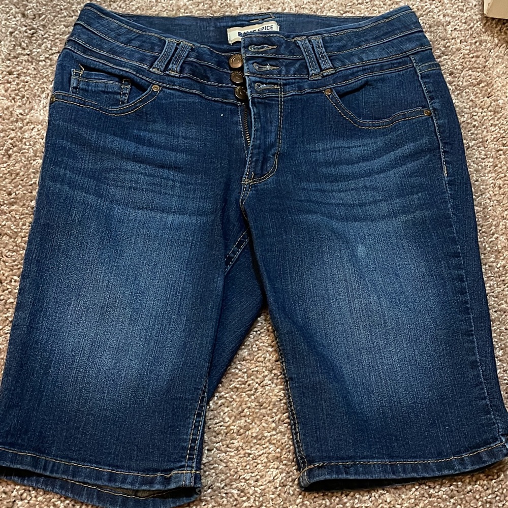 Denim shorts